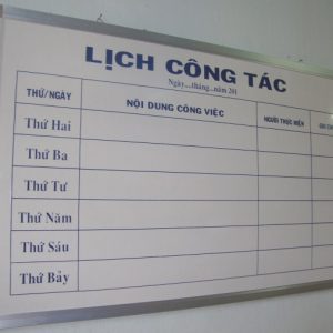 Sản phẩm bảng nhôm cao cấp dán decal chữ