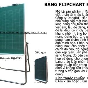 Sản phẩm bảng viết phấn FLIPCHART PLUS