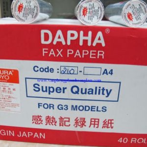 Sản phẩm giấy Fax DaPha 210