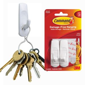 Sản phẩm vỉ 2 móc dán tường 3M